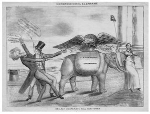 Congress olifant, of, Laatste wanhopige poging voor macht, ca. 1832