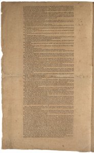 Grondwet, eerste druk, gedrukt door Dunlap & Claypoole, 17-19 september 1787 door American School