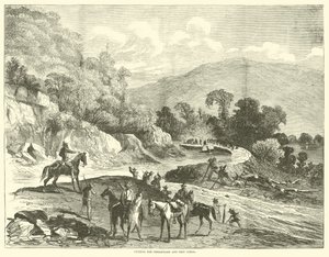 Graven van het Chesapeake en Ohio-kanaal, juli 1864 door American School