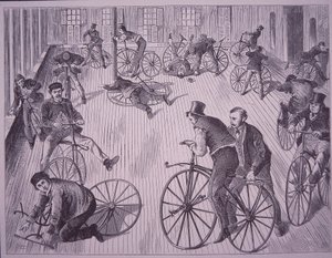Fietsschool (velocipede), New York, VS
