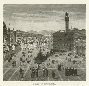 Dood van Savonarola door American School