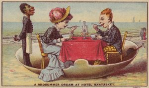 Diner op het strand door American School