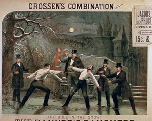 Duel in de sneeuw, poster voor The Banker