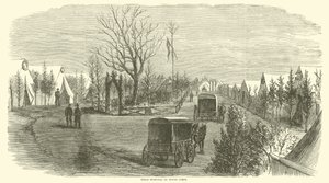 Veldhospitaal van het Negende Korps, maart 1865