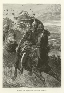 Vlucht van Pompeius uit Pharsalia door American School