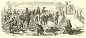 Foerageerders keren terug naar het kamp, maart 1865 door American School