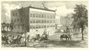 Raiders van Forrest vallen Irving Prison aan, augustus 1864