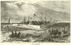 Fort McAllister, november 1864 door American School