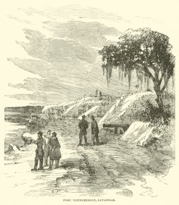 Fort Thunderbolt, Savannah, december 1864 door American School