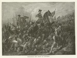 Frederik de Grote bij Leuthen door American School