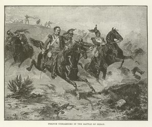 Franse Cuirassiers in de Slag bij Sedan