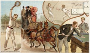 Franse sporten en amusementen door American School