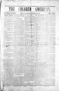 Voorpagina van The Colored American, 30 december 1865 door American School