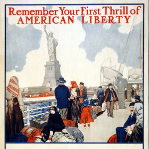 Fondsenwervingsposter voor de 2e Liberty Loan van 1917, uitgegeven 1917 door American School