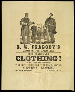 G.W. Peabodys Kingston One Price Kledinghuis door American School