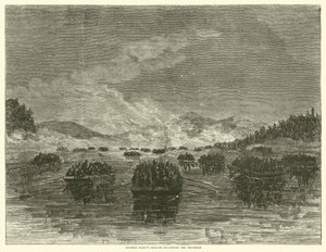 Brigade van generaal Hazen daalt de Tennessee af, oktober 1863 door American School