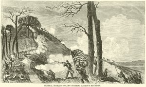 Kolom van generaal Hooker bestormt Lookout Mountain, november 1863 door American School
