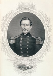 Generaal Pierre Gustave Toutant Beauregard, uit 