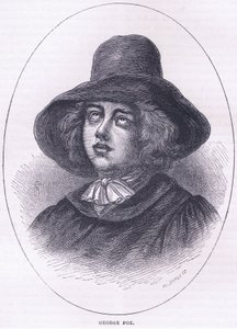 George Fox 1651, illustratie uit Cassells Geschiedenis van de Verenigde Staten uitgegeven door Petter & Galpin ca. 1890 door American School