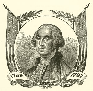 George Washington (gravure) door American School