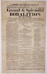 Grote en Prachtige Bobalitie van Slavernij, 1822 door American School