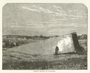 Grote steen in Baalbek door American School