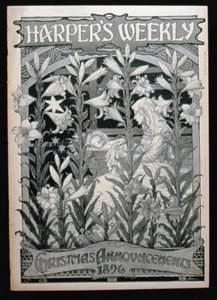 Harpers Weekly, kerst aankondigingen 1896