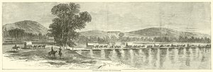 Howards korps steekt de Chattahoochee over, juli 1864