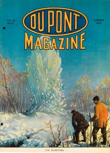 IJs Opblazen, vooromslag van het DuPont Magazine, februari 1919
