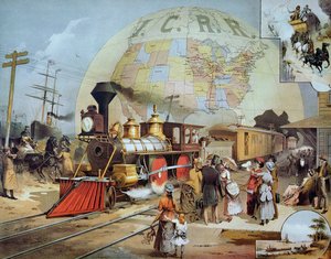 Illinois Central Railroad, c.1886 door American School