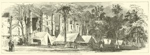 In kamp bij Warrenton Springs door American School