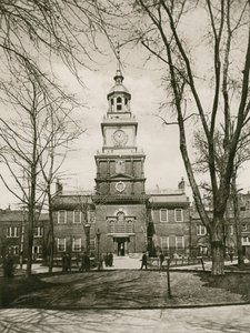 Independence Hall, Philadelphia door American School