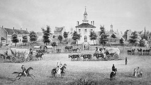 Onafhankelijkheid, Missouri, c.1850 door American School