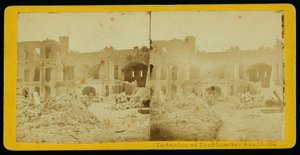 Interieur van Fort Sumter door American School