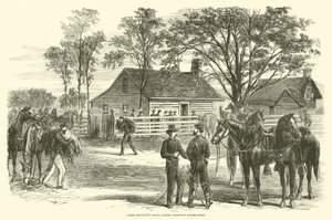 James Bennetts Huis, waar Johnston zich overgaf, april 1865 door American School