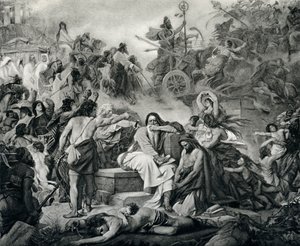 Jeremia bij de val van Jeruzalem, uit 