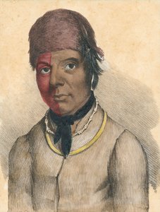 John Skenandoa, ook bekend als Shenandoah. Portret. door American School