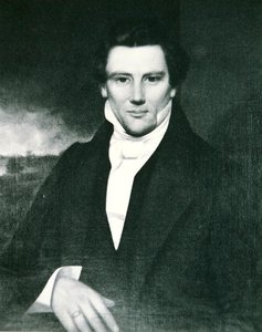 Joseph Smith (1805-44) profeet en oprichter van de Mormoonse religie in de VS