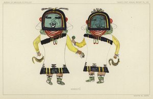 Koroctu (kleurenlitho) door American School