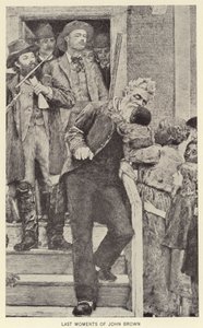 Laatste momenten van John Brown (litho) door American School