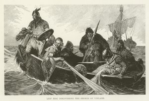 Leif Eric ontdekt de kusten van Vinland