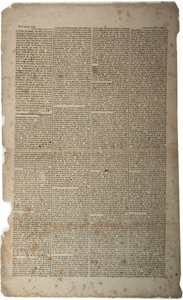 Vrijheid van meningsuiting en van de pers, januari 1799 door American School