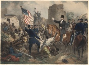 Lincoln in City Point, pub. 1865
