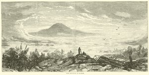 Lost Mountain bij zonsopgang, juni 1864 door American School