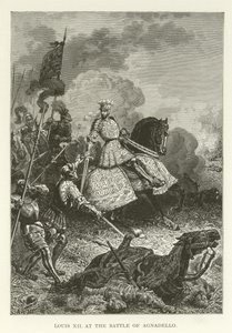 Lodewijk XII bij de Slag van Agnadello door American School