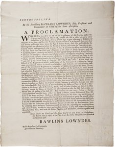 Loyaliteitseed om de onafhankelijkheid van South Carolina te beschermen, 2 april 1778 door American School