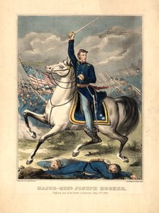 Generaal-majoor Joseph Hooker door American School