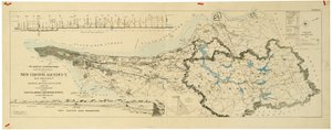 Kaart van het nieuwe Croton Aquaduct, oude aquaduct en Bronx River pijpleiding ook de stroomgebieden van de Croton, Bronx door American School