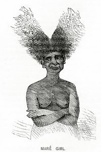 Mare Girl, illustratie uit Appletons Journal, 4 mei 1872 door American School