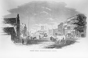 Market Street, Wilmington, North Carolina, 24 februari 1855 door American School